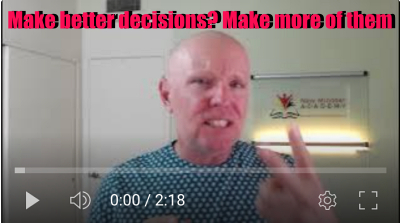 Make better decisions? Make more of them. #ericmiller