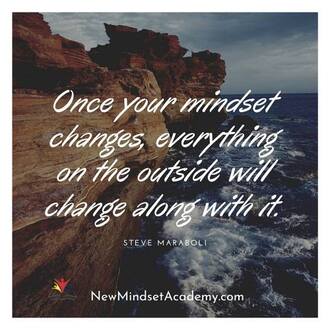 Once your mindset changes, everything on the outside will change along with it, NewMindsetAcademy.com, #EricMiller