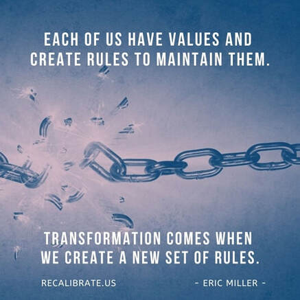 #EricMiller, each of us have values and create rules to maintain them. Transformation comes when we create a new set of rules, #newmindsetacademy
