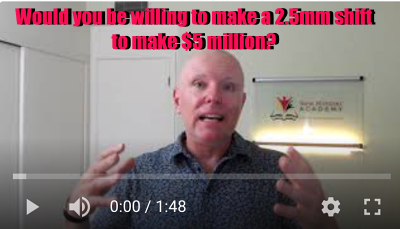 would you be willing to make a 2.5 mm shift to make $5 million? #ericmiller